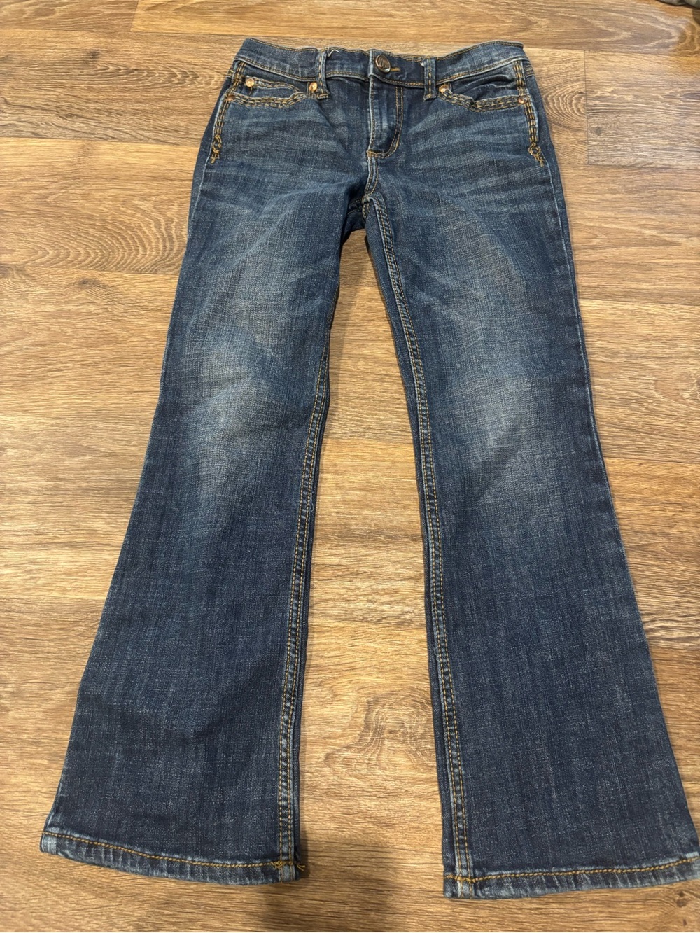 Wrangler Retro Girls Bootcut Jeans Denver Wash Western Denim 12 Regular 09MWGHS